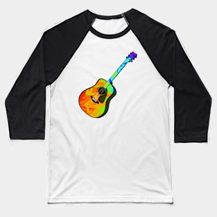 Groovy Guitar Baseball T-Shirt